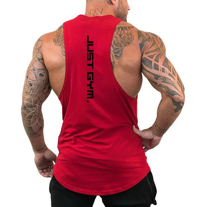 Men's Jogging Undershirt Workout Fitness Comfortable Sleeveless T-Shirt Outdoor Sports Running Fashion Breathable Loose Vest