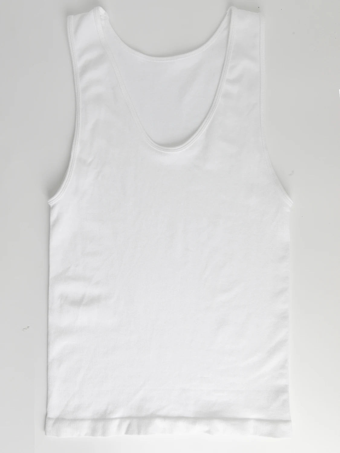 New Men's Shapewear Slimming Body Shaper Horizontal Stripe Compression Band Tummy Control T-Shirt Cross Elastic Workout Top