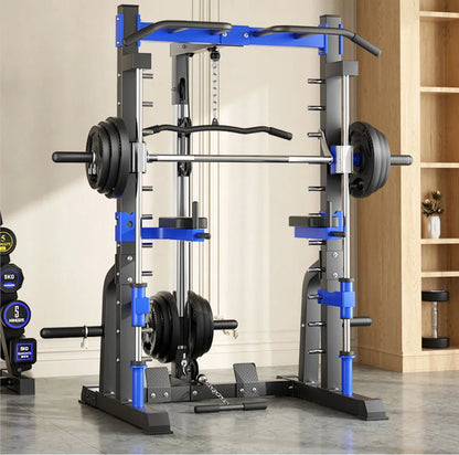 Smith machine gantry fitness equipment, home bird squat bench, multi-functional home comprehensive trainer