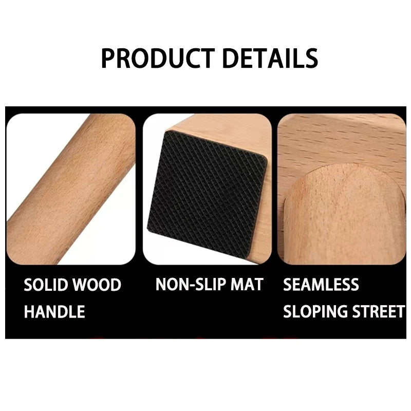 Push-up Stand Wood Pushup Bars Exercise Non-Slip Parallettes Handle Stands Calisthenics Fitness Equipment Home Strength Training