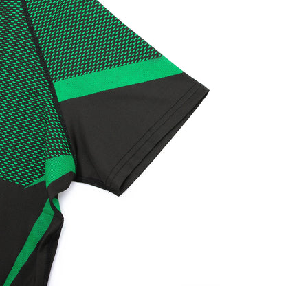 HANRAN Men's Compression shirt Tight Quick Dry Running Sports T-Shirt Gym Fitness Training Workout Breathable Man Brand Top