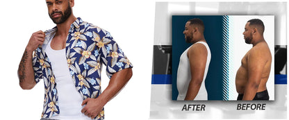 Mens Tummy Control Shapers Compression Shirt Slimming Undershirt Body Shaper Tank Tops gynomastica Sleeveless Shapewear Vest