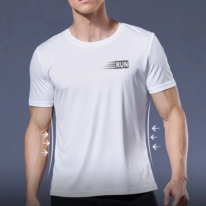 Quick Dry Running Shirt Football Shirt Men's Sportswear Men's Jogging T-shirt Quick Dry Compression Sports T-shirt Gym