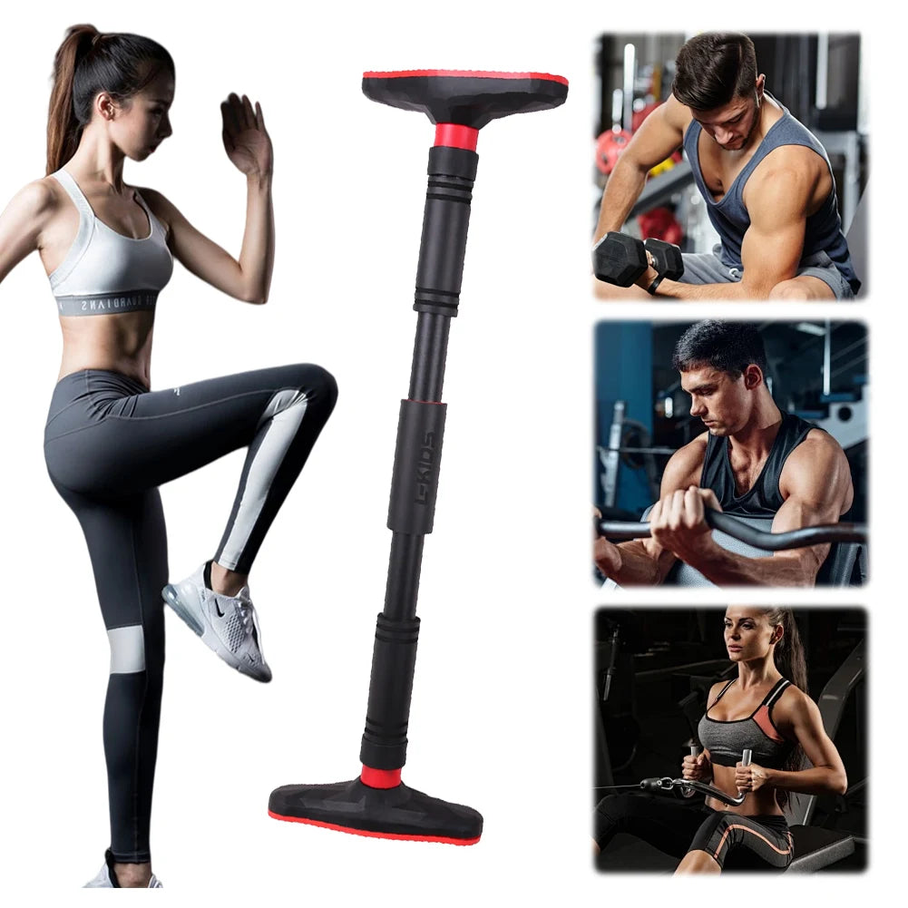 Doorway Pull Up Bar Strength Training Pull Up Bar Adjustable Length Upper Body Fitness Workout Bar Horizontal Bar for Home Gym