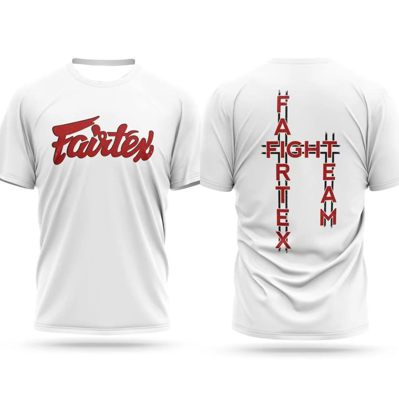 New Summer Quick-Dry Mens T shirt Fighting Suit Fairtex Printed Sports Comfortable and Breathable Loose Short Sleeve Womens Tops