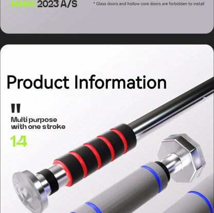 Telescopic Doorway Pull Up Bar Non-Slip Chin-Up Fitness Equipment Adjustable Home Gym Strength Training Heavy Duty For Men Women