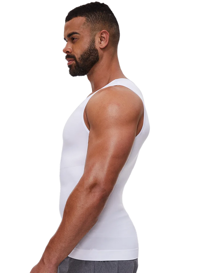 Mens Tummy Control Shapers Compression Shirt Slimming Undershirt Body Shaper Tank Tops gynomastica Sleeveless Shapewear Vest