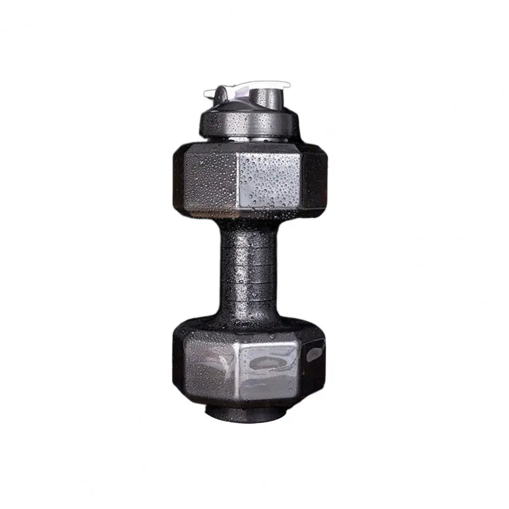 500/1500/2200/2600ML Dumbbell Water Bottle ET Dumbbell Shaped Kettle Arm Muscle Training Fitness Cycling Workout Water Bottle