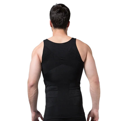 2/1 Slimming Vest Men's Slimming Bodysuit Slimming Waist Corset Corset Slimming Vest Slimming Slimming Tummy Trimming Shapewear