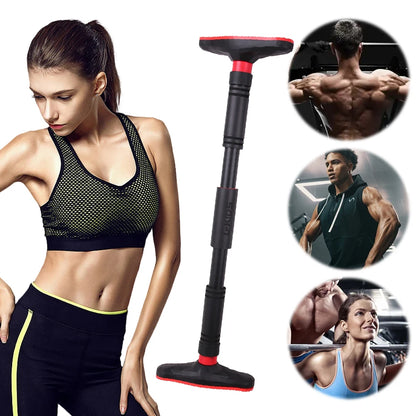 Doorway Pull Up Bar Strength Training Pull Up Bar Adjustable Length Upper Body Fitness Workout Bar Horizontal Bar for Home Gym