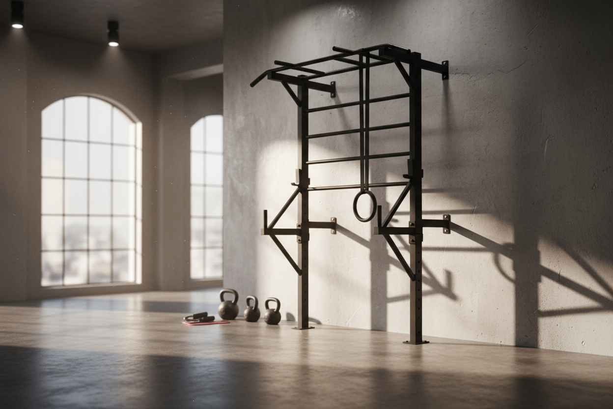 create pull-up bars hero image don't use text make it good
