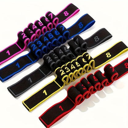 Yoga Elastic Band Yoga Number Band Shoulder and Back Opening Fitness Resistance Band Tension Band Stretching Band Stretching and Muscle Tension Band
